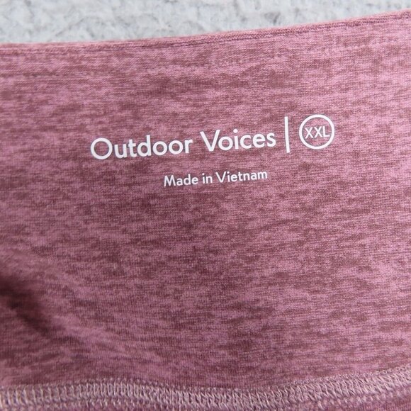 Outdoor Voices All Day 3" Shorts Womens XXL Small Deep Taupe Stretch NEW - Picture 8 of 10